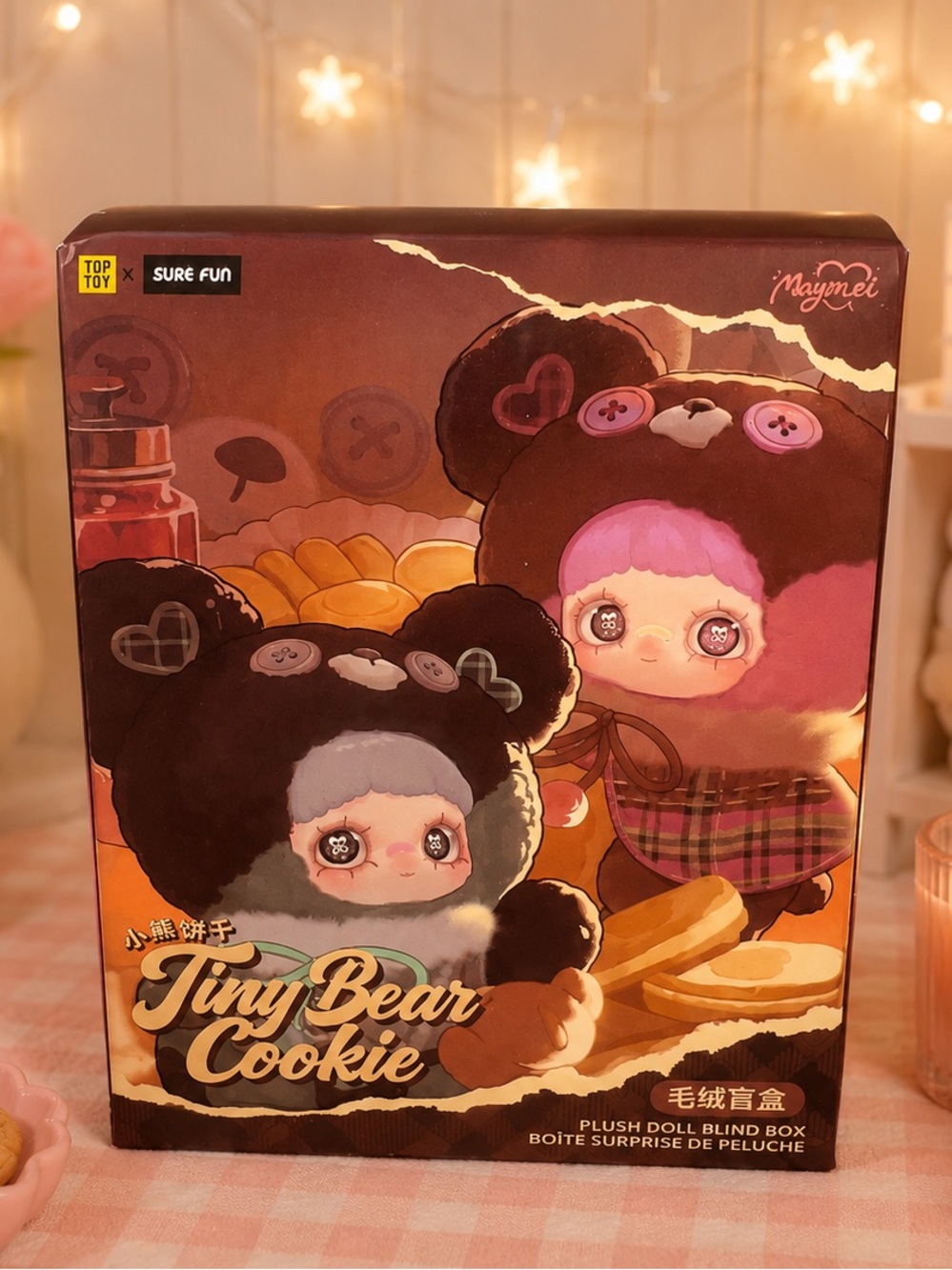 MayMei Tiny Bear Cookie Series Plush Doll Blind Box-SEALED